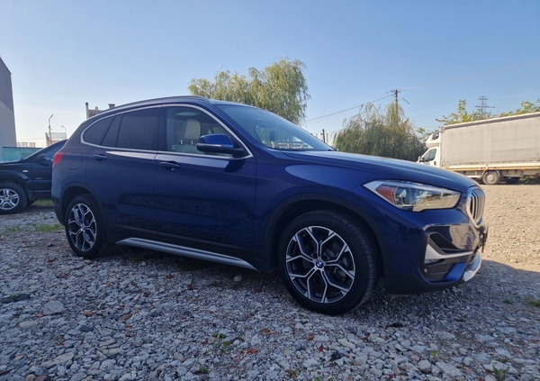 BMW X1 cena 124107 przebieg: 77123, rok produkcji 2020 z Jedlicze małe 277